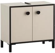 Tchibo - Waschbeckenunterschrank &raquo;Edda&laquo; mit 2 T&uuml;ren - 65x33x59cm - schwarz -