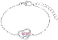 Tchibo - Amor 925 Silber Kinder-Armschmuck &raquo;Herz und Schmetterling&laquo; - silber