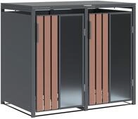 Tchibo - M&uuml;lltonnenbox - 132x80x116cm - anthrazit -