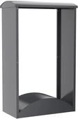 Tchibo - Bogen-Kaminholzregal - 98x52x160cm - anthrazit -