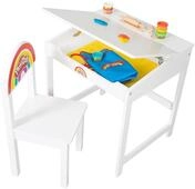 roba x Play-Doh Schulpult mit Zubeh&ouml;r - 55x49x58cm - wei&szlig; -