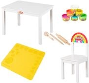 roba x Play-Doh Sitzgruppen-Set - 30,5x29x59cm - wei&szlig; -