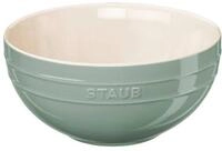 Staub Keramik-Sch&uuml;ssel, ca. 24 cm, eukalyptus