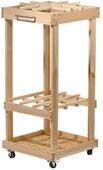 Tchibo - Rollbarer Ger&auml;test&auml;nder - 38x38x86cm - naturfarben -