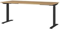 Tchibo - H&ouml;henverstellbarer Schreibtisch &raquo;Lissabon&laquo; - 180x80x120cm - schwarz -