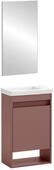 Tchibo - Waschtisch und Spiegel &raquo;Avio&laquo; - 45,5x27,5x78cm - rosa -