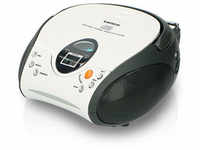 Tchibo Lenco »SCD-24 Boombox« CD-Player mit Radio und Kopfhöreranschluss - Weiss