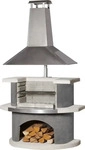 Buschbeck Premium Grillkamin "Z&uuml;rich" inkl. Wetterschutzhaube - silber Grillger&auml;te