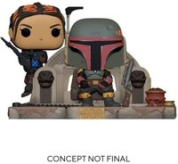 Funko Spielfigur POP - Star Wars - Boba Fett and Fennec on Throne