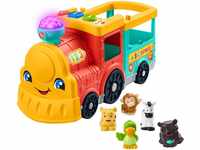 Fisher-Price® Spielzeug-Eisenbahn Little People, ABC Zug, inkl. 5 Tierfreunde