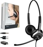 GEQUDIO Headset (mit Wechselverschluss f&uuml;r mehrere Endger&auml;te, inklusive