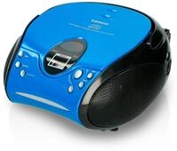 Lenco &raquo;Scd-24 Boombox&laquo; CD-Player mit Radio und Kopfh&ouml;reranschluss - blau