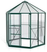 Vitavia Gew&auml;chshaus Pavillon 4 - 253x221x263cm - smaragdgr&uuml;n - Aluminium / Glas /