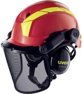 Uvex Kopfschutz uvex 9772 9774238 Forstschutzhelm Rot