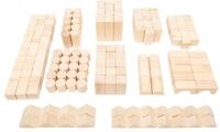200 small foot Holzbausteine