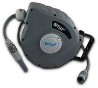 Bituxx Schlauchtrommel Wasser - 10 Meter Wand Wasserschlauchtrommel mit Automatik