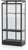 Vitavia Balkongew&auml;chshaus mit Standfundament - 81x43x165cm - schwarz - Aluminium /