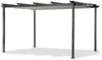 Leco Pergola - 400x293x225cm - anthrazit - Aluminium / Stahl / Polyester