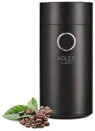 Adler Kaffeem&uuml;hle Adler AD 4446bs Kaffeem&uuml;hle schwarz/silber bis 75g