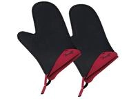 Spring Br&auml;ter Topfhandschuhe 2er-Set Grips schwarz/rot