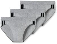 3 Schiesser Slips - Herren - Gr. M/5 - grau