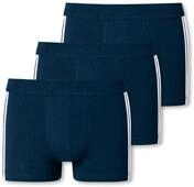 3 Schiesser Shorts - Herren - Gr. L/6 - dunkelblau