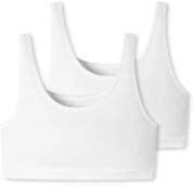 2 Schiesser Bustiers - Damen - Gr. 38 - wei&szlig;