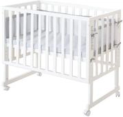 roba 3-in-1-Stuben-Beistellbett - 49,5x90x85,5cm - wei&szlig; - Holz / Kunststoff