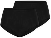 2 Schiesser Maxislips - Damen - Gr. 46 - schwarz