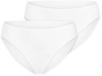 2 Schiesser Tai-Slips - Damen - Gr. 38 - wei&szlig;