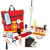 small foot Notarzt-Rucksack - rot