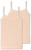 2 Schiesser Tops - Damen - Gr. 42 - braun