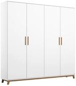 rauch Kleiderschrank &raquo;Carlsson&laquo; mit Dreht&uuml;ren - 181x53x203cm - braun - Holz / Holz