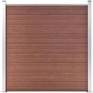 vidaXL Gartenzaun Gartenzaun WPC 180&times;186 cm Braun, (1-St)