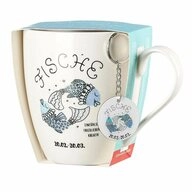 Ritzenhoff & Breker Becher Astro Fische, 1-tlg., Porzellan, mit...