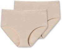 2 Schiesser Midislips mit Modal - Damen - Gr. 42 - braun