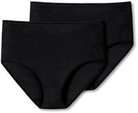 2 Schiesser Midislips mit Modal - Damen - Gr. 40 - schwarz