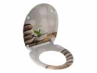 Duroplast-WC-Sitz »STONE PYRAMID« - Mehrfarbig