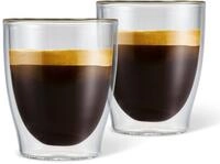 Tchibo - 2 Doppelwandige Caff&egrave; Crema Gl&auml;ser - transparent