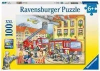 Ravensburger Puzzle Puzzle Feuerwehr 100pcs Xxl, Puzzleteile
