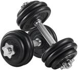 SONGMICS Kurzhantel SYL20/30/40T, Hantelset aus Gusseisen, 20/30/40 kg, verstellbar