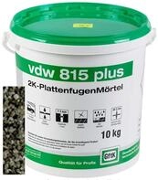 GftK Fugenm&ouml;rtel VDW 815 plus 2K-Fugenm&ouml;rtel Steingrau, 10 kg