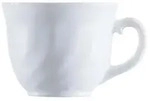 ARCOROC Tasse Obertasse Trianon 22cl, ARC D6921, 6-tlg., Opalglas wei&szlig;