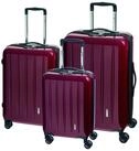 CHECK.IN&reg; Kofferset Check.IN 3-tlg. Kofferset LONDON 2.0 mit 4 Rollen - carbon...