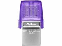Kingston DATATRAVELER® MICRODUO™ 3C 64GB USB-Stick (USB 3.2,...