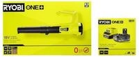 RYOBI Akku-Laubbl&auml;ser Ryobi Set Laubbl&auml;ser 18V ONE+ mit 4.0Ah Akku und...