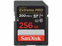 Sandisk SDXC Extreme PRO, 2 Jahre RescuePRO Deluxe Speicherkarte (256 GB, UHS...