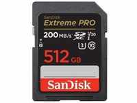 Sandisk SDXC Extreme PRO, 2 Jahre RescuePRO Deluxe Speicherkarte (512 GB, UHS...