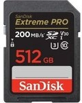 Sandisk SDXC Extreme PRO, 2 Jahre RescuePRO Deluxe Speicherkarte (512 GB, UHS...