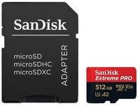 Sandisk microSDXC Extreme PRO Speicherkarte (512 GB, Video Speed Class 30...